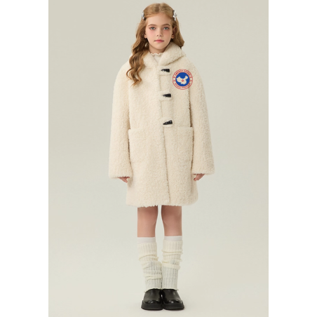 Authentic White Energy Goose With Hat Kid's Lamb Coat Elite Kids Online for Sale