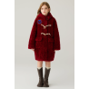 Authentic Burgundy Energy Goose Tigris Kid's Lamb Coat Elite Kids Online for Sale