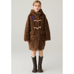 Authentic Burgundy Energy Goose Tigris Kid's Lamb Coat Elite Kids Online for Sale