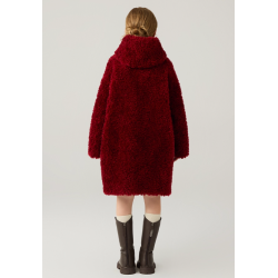 Authentic Burgundy Energy Goose Tigris Kid's Lamb Coat Elite Kids Online for Sale