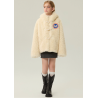 Authentic White Energy Goose Velvet Hat Kid's Lamb Short Coat Elite Kids Online for Sale