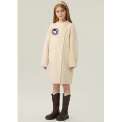 Fashion Pink Energy Goose Winter Kid's Wool Coat Elite Style Online for Sale