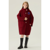 Fashion Burgundy Energy Goose Dual Wear Kid's Wool Coat Elite Style Online for Sale