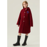 Fashion Burgundy Energy Goose Dual Wear Kid's Wool Coat Elite Style Online for Sale