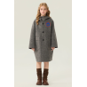 Fashion Burgundy Energy Goose Dual Wear Kid's Wool Coat Elite Style Online for Sale