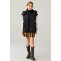Original Black Energy Goose With Hat Kid's Duck Down Vest Online for Sale