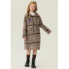New Arrivals Gray Black Energy Goose Kid's Wool Plaid Coat Elite Baby Style Online for Sale