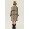 New Arrivals Gray Black Energy Goose Kid's Wool Plaid Coat Elite Baby Style Online for Sale