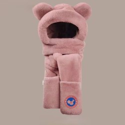 Original White Energy Goose Bear Scarf Glove Kid's Fur Hat Online for Sale