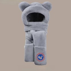 Original White Energy Goose Bear Scarf Glove Kid's Fur Hat Online for Sale