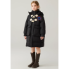 Authentic Black Energy Goose Bread Kid's Down Long Coat Online for Sale