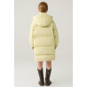 Authentic Lemon Yellow Energy Goose Bread Kid's Down Long Coat Online for Sale
