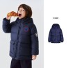 Authentic Light Green Energy Goose Snow Kid's Down Bread Coat Online for Sale