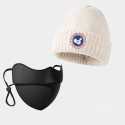 Original Coffee Energy Goose Mask Arctic Knit Beanie Men Hat Online for Sale