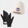 Original White Energy Goose Gloves Arctic Knit Beanie Men Hat Online for Sale