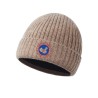 100% Wool Guarantee Camel Energy Goose Fleece Arctic Knit Beanie Men Wool Hat Online for Sale