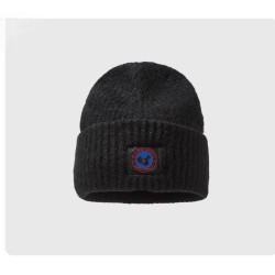 Original Moss Green Energy Goose Letter Arctic Knit Beanie Men Hat Online for Sale