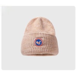 Original Moss Green Energy Goose Letter Arctic Knit Beanie Men Hat Online for Sale