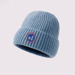 Original Blue Energy Goose Melon Rind Knit Beanie Men Hat Online for Sale