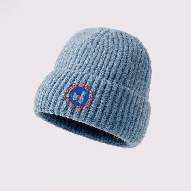 Original Blue Energy Goose Melon Rind Knit Beanie Men Hat Online for Sale