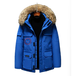 Original Royal Blue Energy Goose Women Smart Heating Ai Expedition Parka Online for Sale