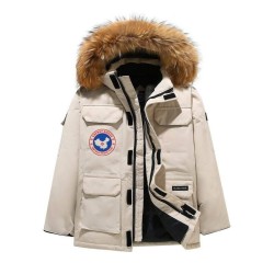 Original White Energy Goose Men Smart Heating Ai Expedition Parka Online for Sale