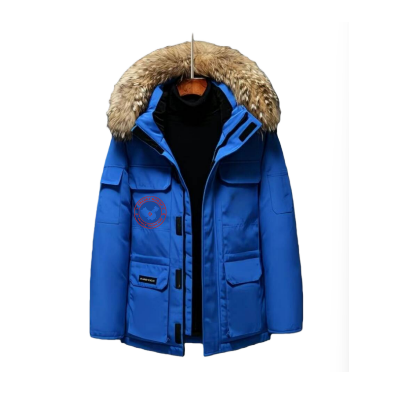 Original Royal Blue Energy Goose Men Smart Heating Ai Expedition Parka Online for Sale
