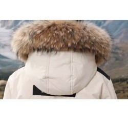 Original White Energy Goose Women Self Heating Ai Expedition Parka Online for Sale