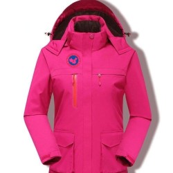Original Rose Red Energy Goose Men Outdoor USB Heating Winter Jacket Online for Sale