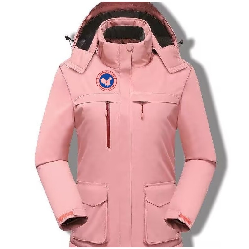 Original Pink Energy Goose Women Outdoor USB Heating Winter Jacket Online for Sale