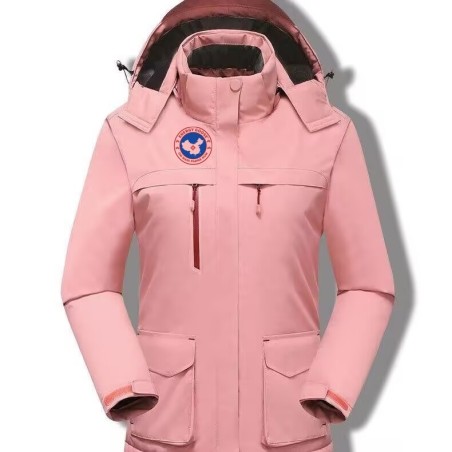 Original Pink Energy Goose Women Outdoor USB Heating Winter Jacket Online for Sale