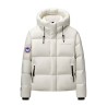 Original Imported Hungarian Lavender Energy Goose Women Maya Hooded Short Down Jacket Online for Sale
