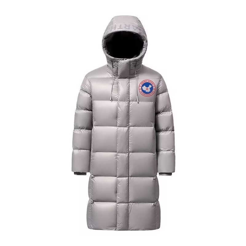 Original Imported Hungarian Gray Energy Goose Women Parnaiba Long Down Jacket Online for Sale