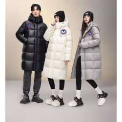 Original Imported Hungarian Gray Energy Goose Women Parnaiba Long Down Jacket Online for Sale