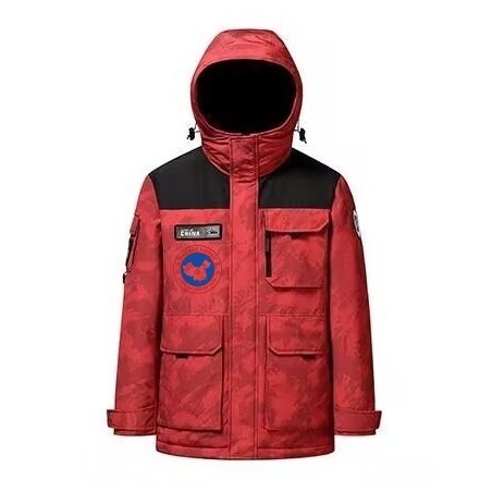 Original Red Energy Goose Men Camouflage Hooded Winter Down Parka Imported Hungarian Online for Sale