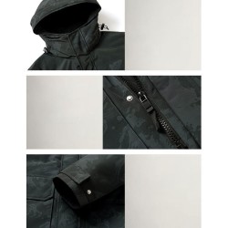 Original Red Energy Goose Men Camouflage Hooded Winter Down Parka Imported Hungarian Online for Sale