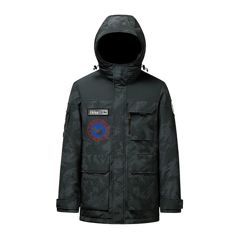 Original Black Energy Goose Women Camouflage Hooded Winter Down Parka Imported Hungarian Online for Sale