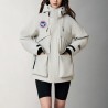 Original White Energy Goose Women Windbreaker Down Parka Imported Hungarian Online for Sale