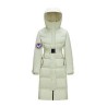 Original White Energy Goose Women Bruneaux Long Down Coat Imported Hungarian Online for Sale
