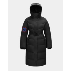 Original White Energy Goose Women Bruneaux Long Down Coat Imported Hungarian Online for Sale