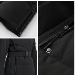 Original White Energy Goose Women Bruneaux Long Down Coat Imported Hungarian Online for Sale