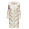 Original White Energy Goose Women Fox Fur Long Down Jacket Imported Hungarian Online for Sale