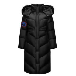 Original White Energy Goose Women Fox Fur Long Down Jacket Imported Hungarian Online for Sale