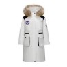 Original White Energy Goose Women Fur Hooded Expedition Long Parka Heritage Imported Hungarian Online for Sale