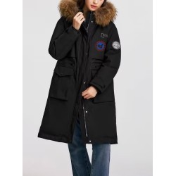 Original White Energy Goose Women Fur Hooded Expedition Long Parka Heritage Imported Hungarian Online for Sale