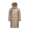Original Camel Energy Goose Women Hooded Quilted Long Down Jacket Imported Hungarian Online for Sale