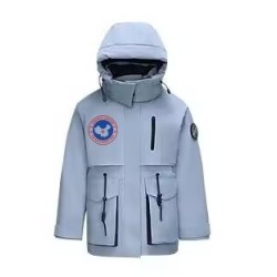 Original White Energy Goose Women Hooded Expedition Parka Imported Hungarian Online for Sale