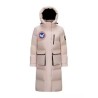 Original Pink Energy Goose Women Hooded Expedition Long Down Parka Imported Hungarian Online for Sale