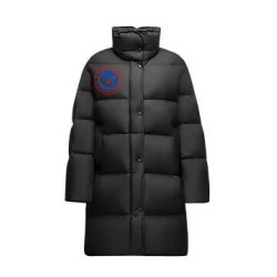 Original Light Khaki Energy Goose Women Oversize Long Puffer Jacket Imported Hungarian Online for Sale