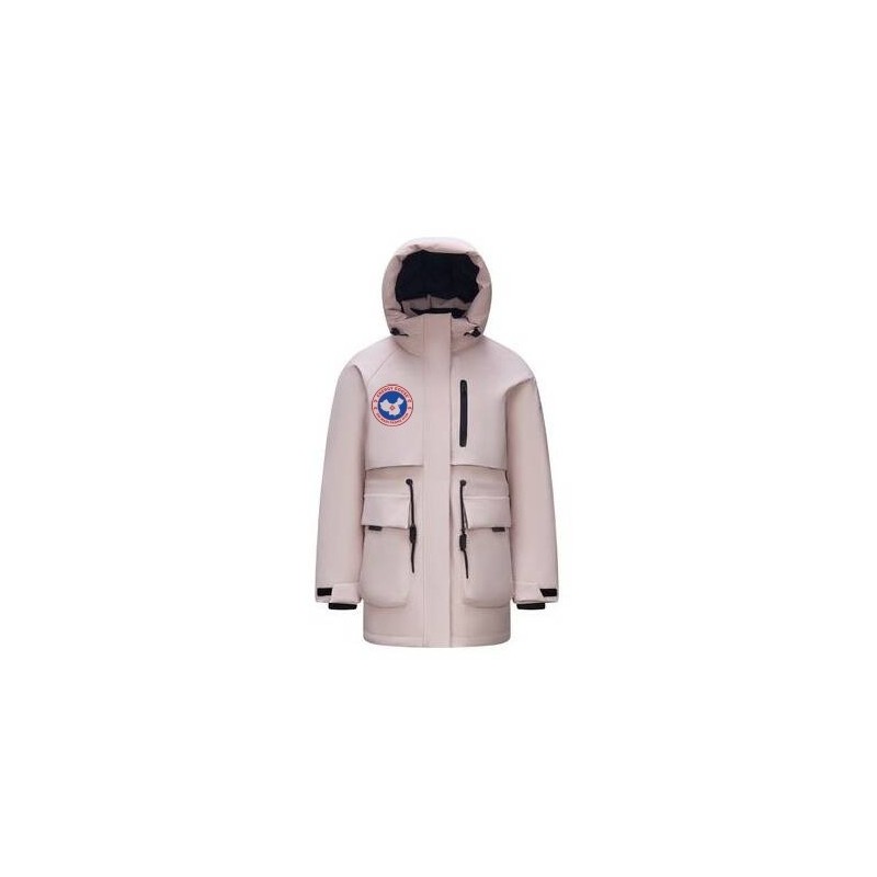 Original Pink Energy Goose Women Hooded Expedition Down Parka Imported Hungarian Online for Sale